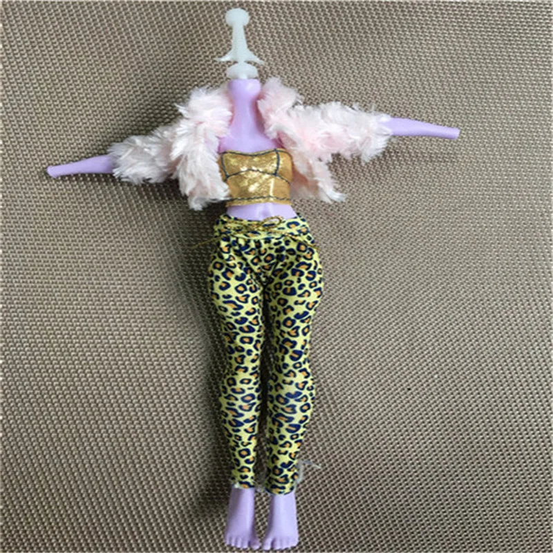 Monstering High Doll Clothes Handmade Outfit Soft Personality Doll Dress Jacket Skirt Doll Clothing Set Quality Doll Clothes