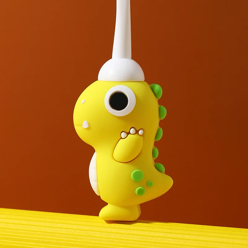 2-10 Year Old Baby Cute Dinosaur Fine Soft Hair Toothbrush