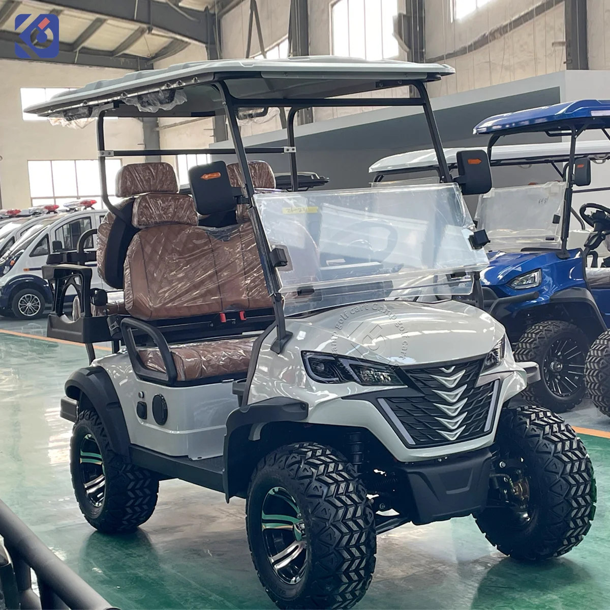 Manufacturers Street Legal 4 Seater Off Road Golf Car Hunting Gas Powered Golf Cart Adults