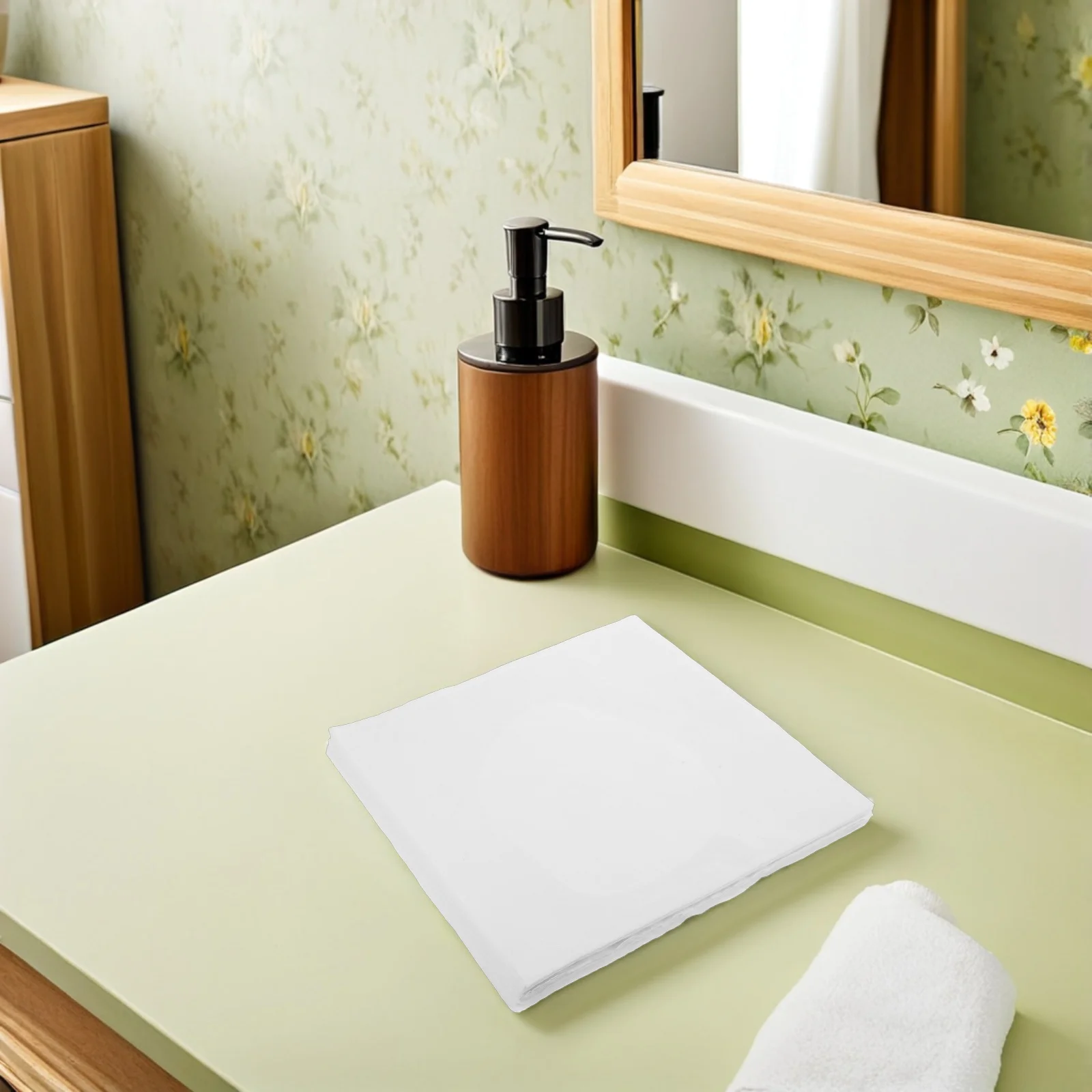 

100pcs Disposable Foot Towels Wood Pulp Cotton Wipes For Salon Spa Foot Absorbing Body Towels For Travel Gym Sauna