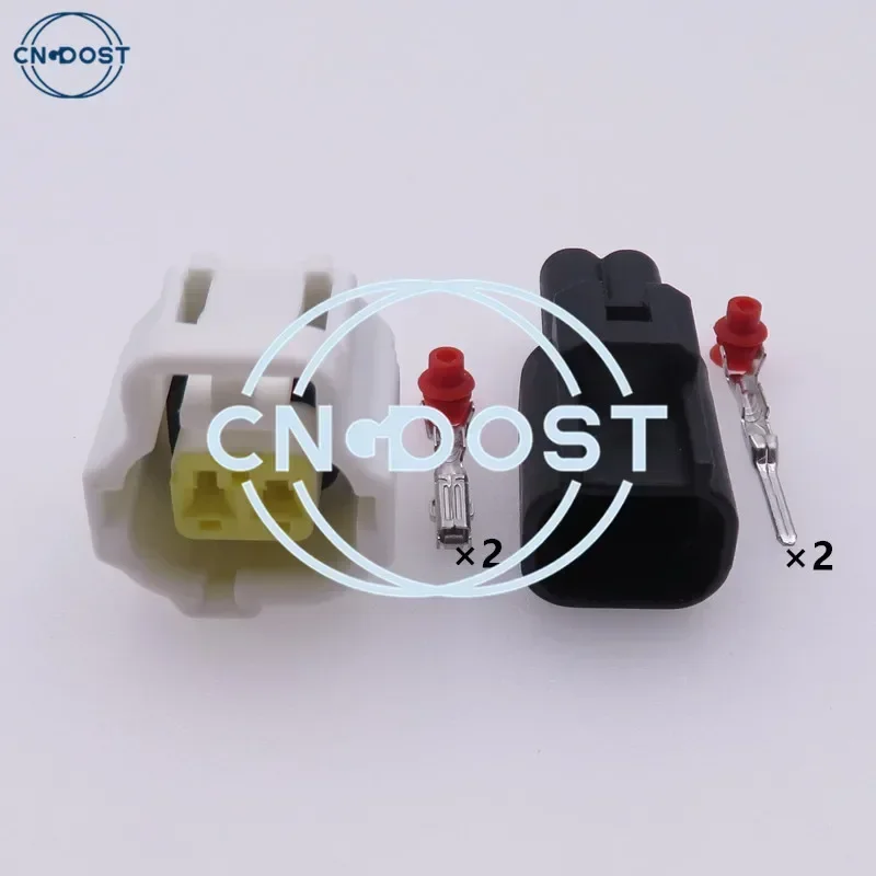 1 Set 2 Pin 184020-1 AC Assembly Automobile Waterproof Cable Plug Auto Wiring Harness Sealed Connector Car Accessories