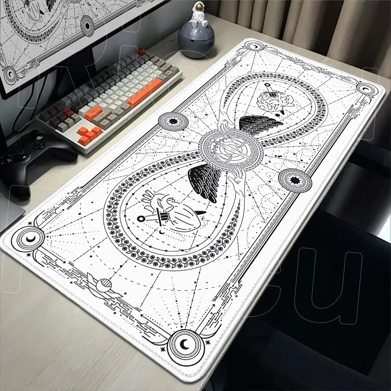 

XXL Angel Card Tarot Design Mouse Pad Game PC Accessories Desk Mat Large Computer Office Mousepad Anti-slip expandMats carpet