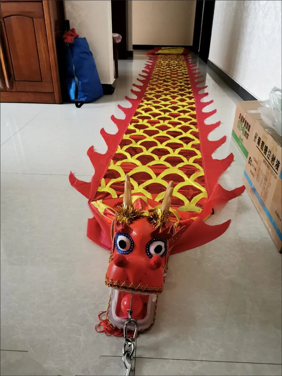 Tête de dragon de danse anti-casse en plastique, accessoires de fitness, 400 grammes