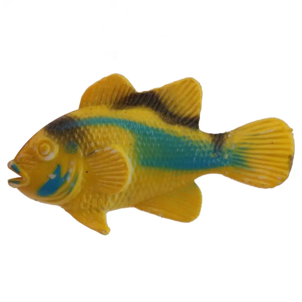 Conjunto de 12 pçs pré-escolares ciência educacional decoração do quarto vívido colorido plástico anjo peixe modelo figura brinquedo conjunto presente