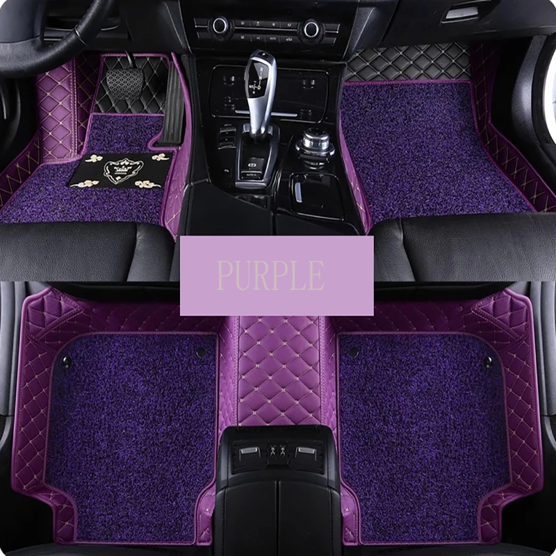 

Double layer 5D Custom Car Floor Mats For Jeep Renegade Auto Carpets Foot liners car Accessories