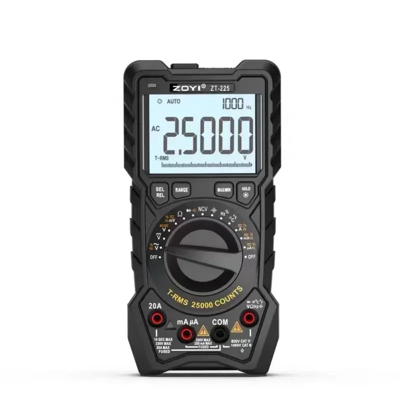 Multi  ZOYI ZT-225 Four Digit Semi Multimeter Automatic Range 25000 Words High-precision Digital Multimeter Premium