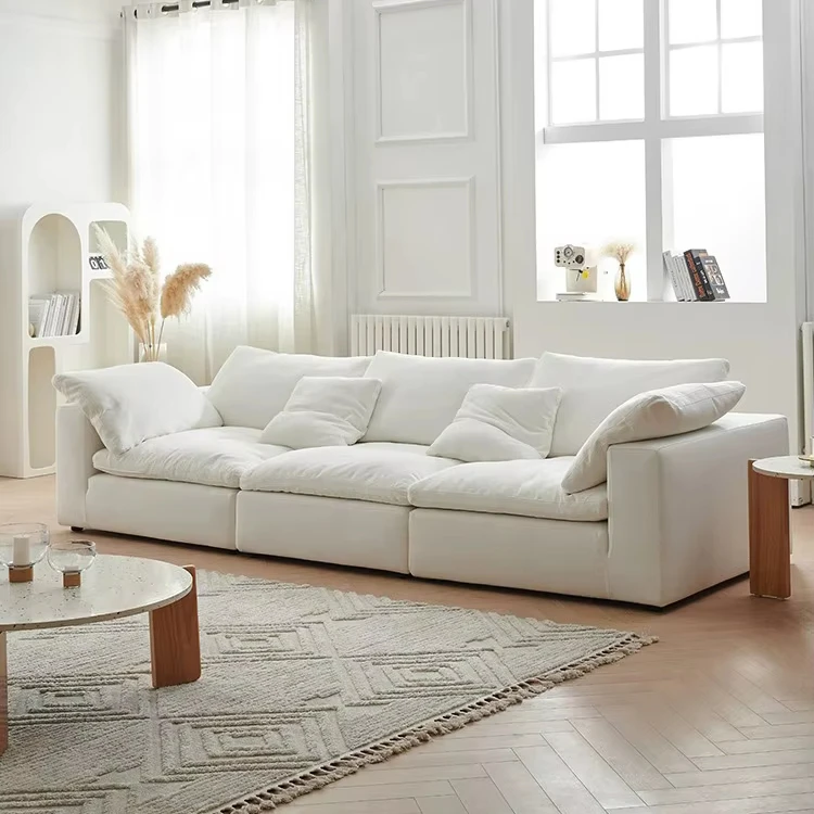 Modular Sectional Cloud Sofa Set  compression sofa Vacuum packed sofa