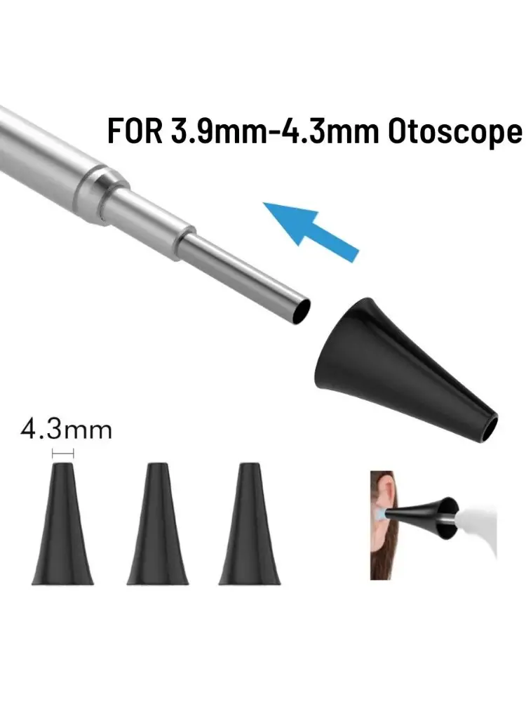 Ear Specula for 3.9mm 4.3mm Otoscope Ear Endoscope Accessories Ear Funnel