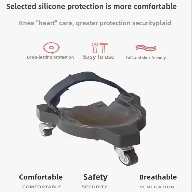 Rolling Knee Pad Multi-Functional Convenient Universal Wheel Mobile Worker's Knee Protector Floor Tile Knee Pads Sports