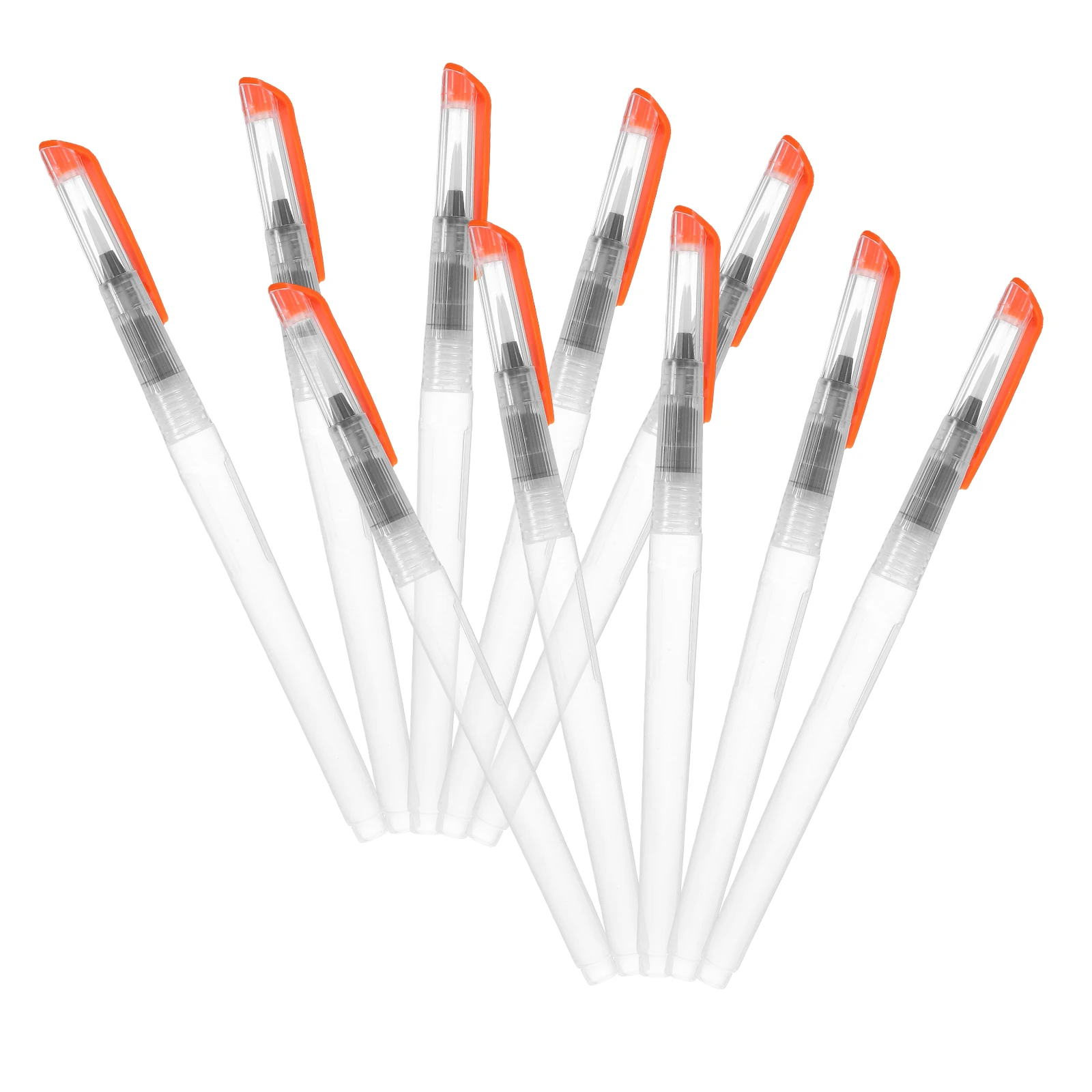 

10 PCS Tap Water Brush Calligraphy Pens Colouring Refill Aldult Refillable Paint Artist Pencils Adult White Watercolour Travel