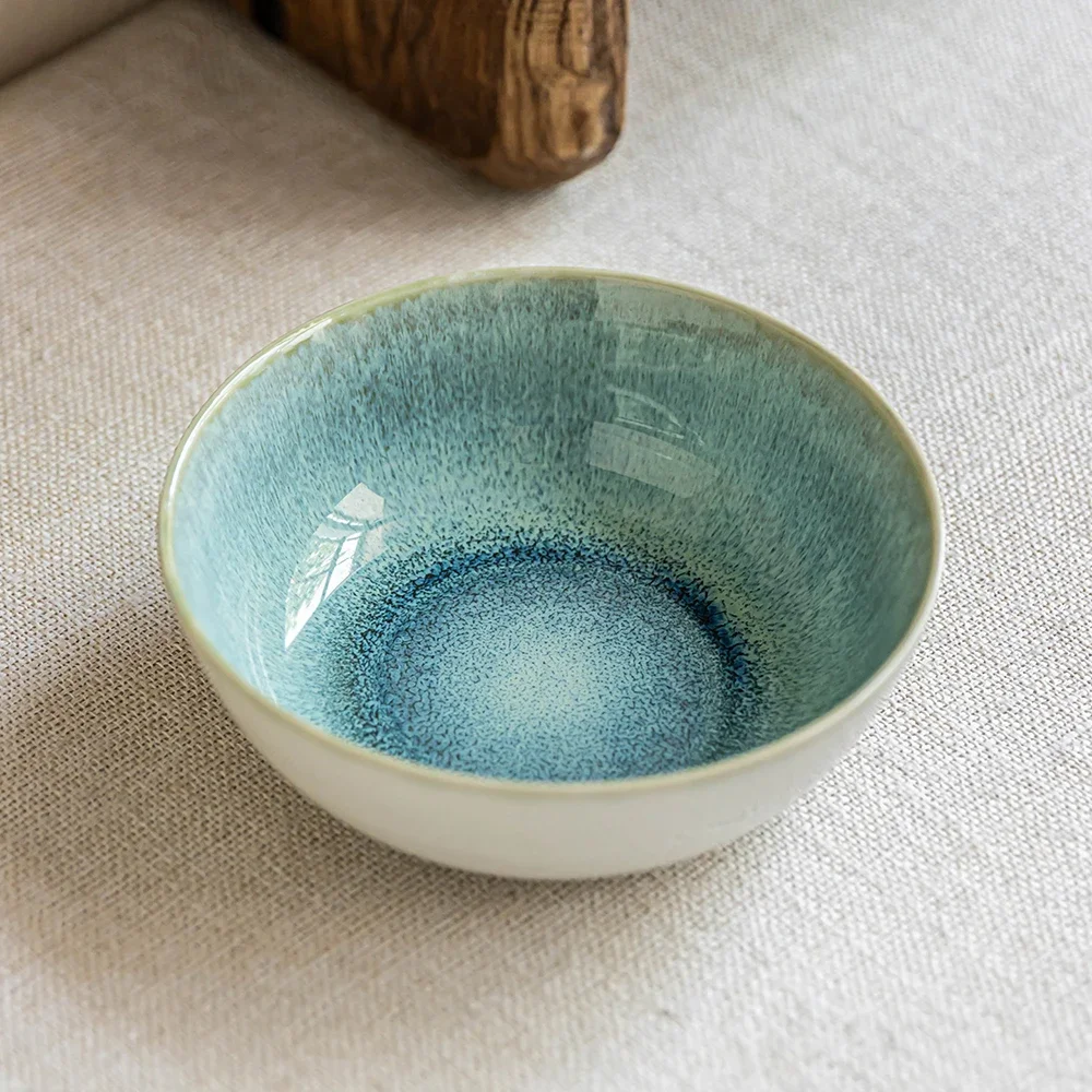 High Grade Ceramic Bowl Creative Round Porcelain Homehold Food Container Breakfast Milk Oats Rice Salad Bowls Personal Items