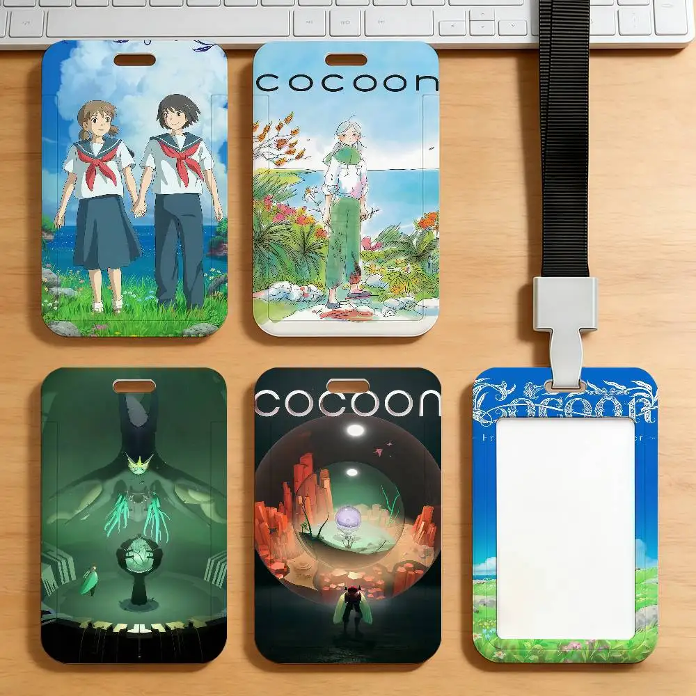 Cartoon 2026 C-Cocoon Badge Card Holder Student ID Case Daily Use Subway Commute Work Cover Office School Bus Protector