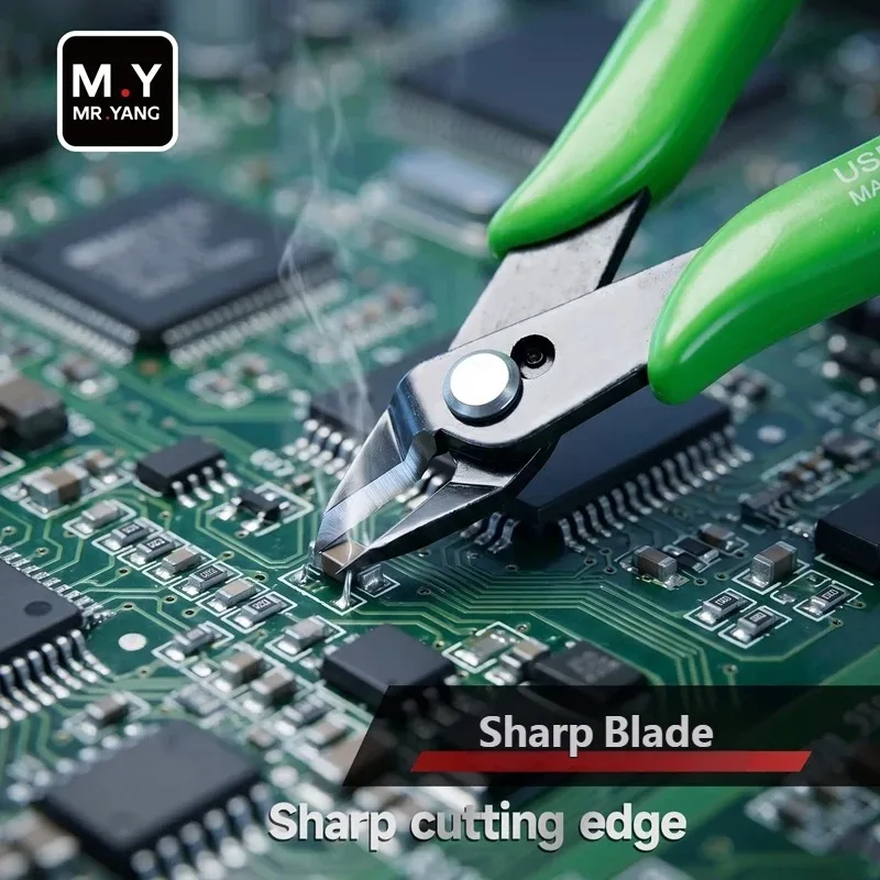 YCS M.Y Carbon Steel Pliers Professional Ultra Sharp Cutting Diagonal Pliers Wire Cutting Pliers for Mobile Phone Repair Tools