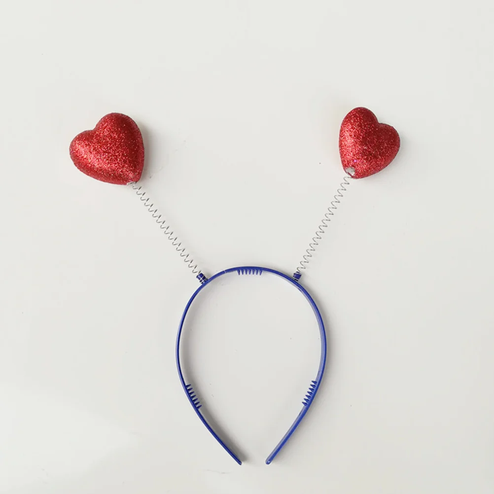 

12Pcs Glitter Creative Spring Hair Hoops Star Heart Ball Headbands for Kids Girls Party Hair Accessories Birthday Xmas