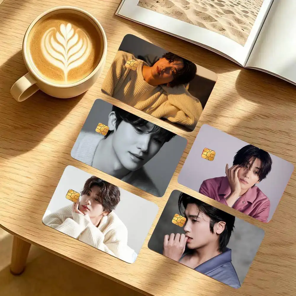 Korean Celebrity Park Hyung Sik Card Sticker Cartoon Art Credit Card Skin Anti Scratch Bank Debit Card Decal
