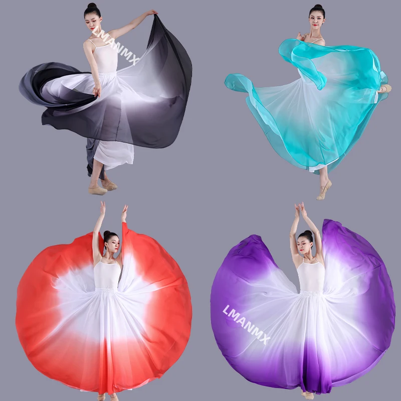 360 Degree Elegant Spain Flamenco Dance Dresses for Women Stage Performance Long Dancing Skirts Costumes Female Vestido