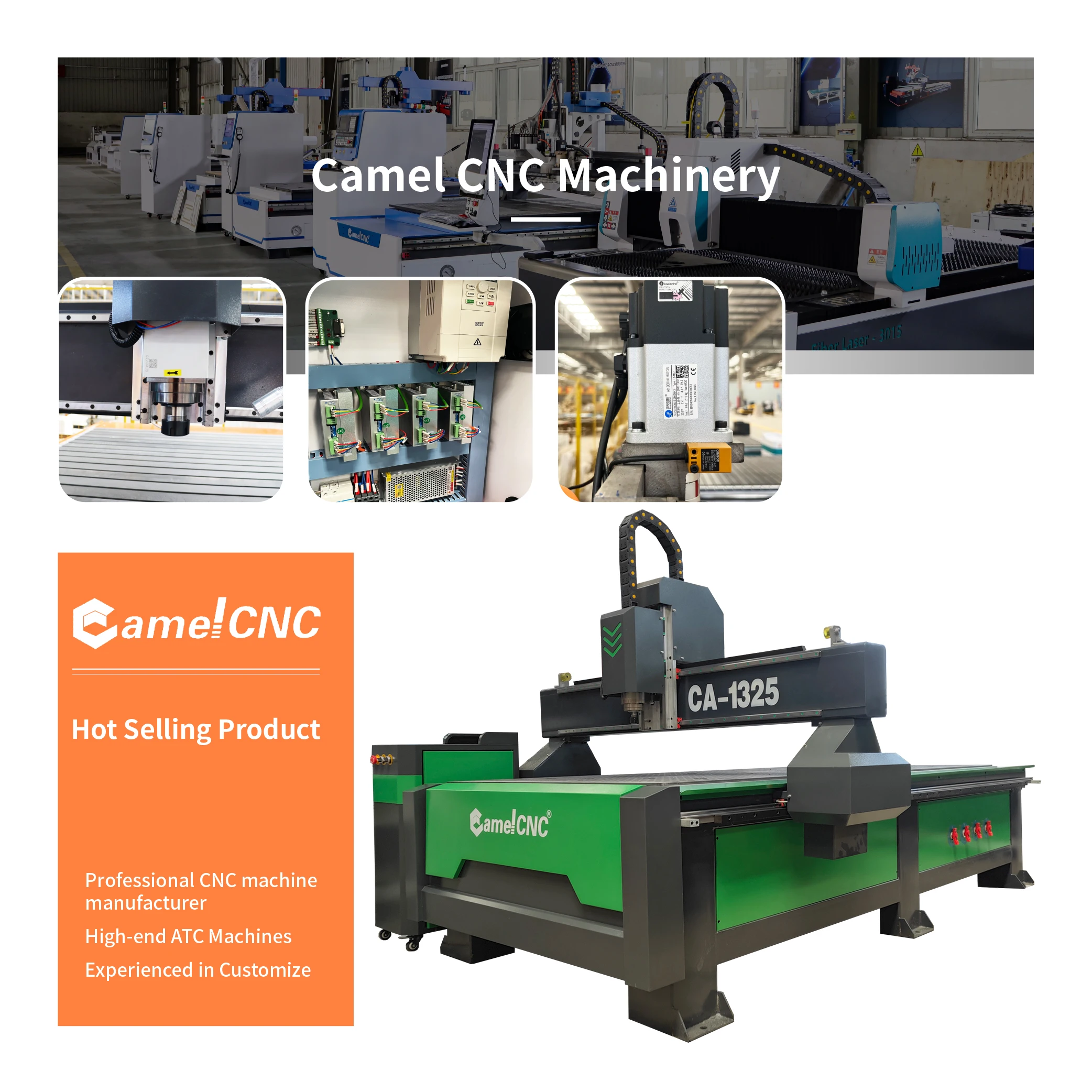Camel Hot Sale 1325  Cnc Router Wood Carving Desktop Cnc Router Machine for Wood Price