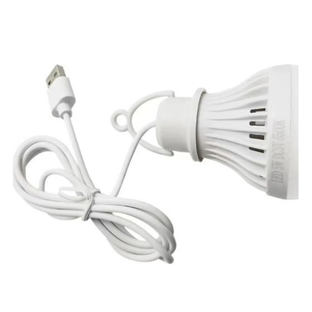 5 V 5 W Outdoor USB LED Lamp Bulbs High Brightness Light Hook Up Camping Fishing Portable Lantern Night Lights