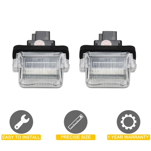Imagen 2 del producto Lámpara LED para matrícula, luz blanca de 12V para Mazda 5, Mazda5, 2012, 2013, 2014, CX-9, CX9, 2007-2015