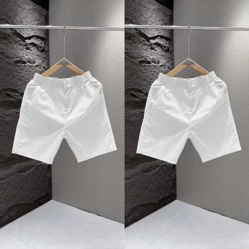 

Мужские повседневные спортивные брюки Busin, летние, тонкие, новые, однотонные, премиум-класса, спортивные брюки с разрезами, прямого кроя, со средней посадкой на талии