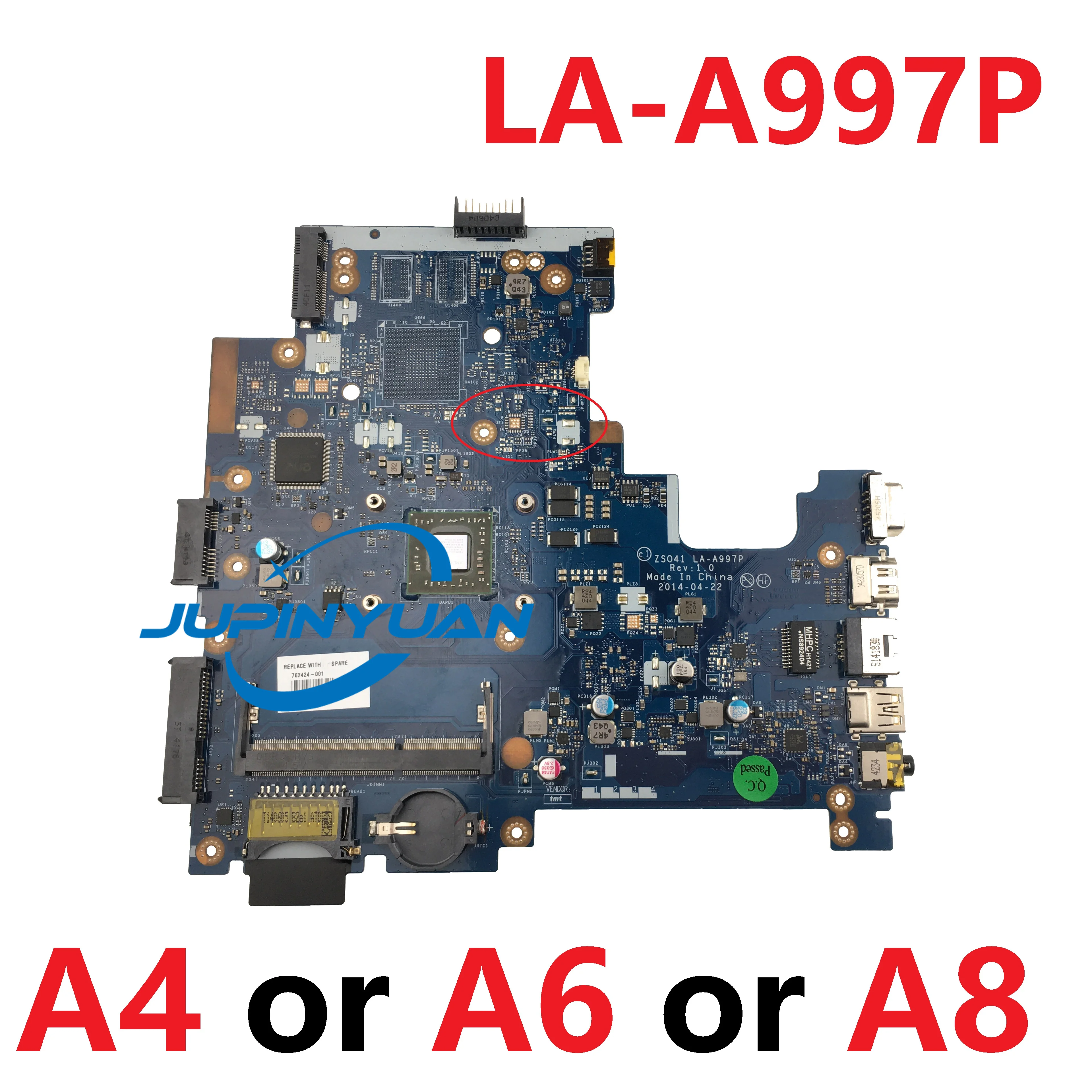 Notebook For HP 245 G3 14-R 14-G Laptop Motherboard ZS041 LA-A997P 793792-501 793792-001 764170-501 762427-501 762427-001