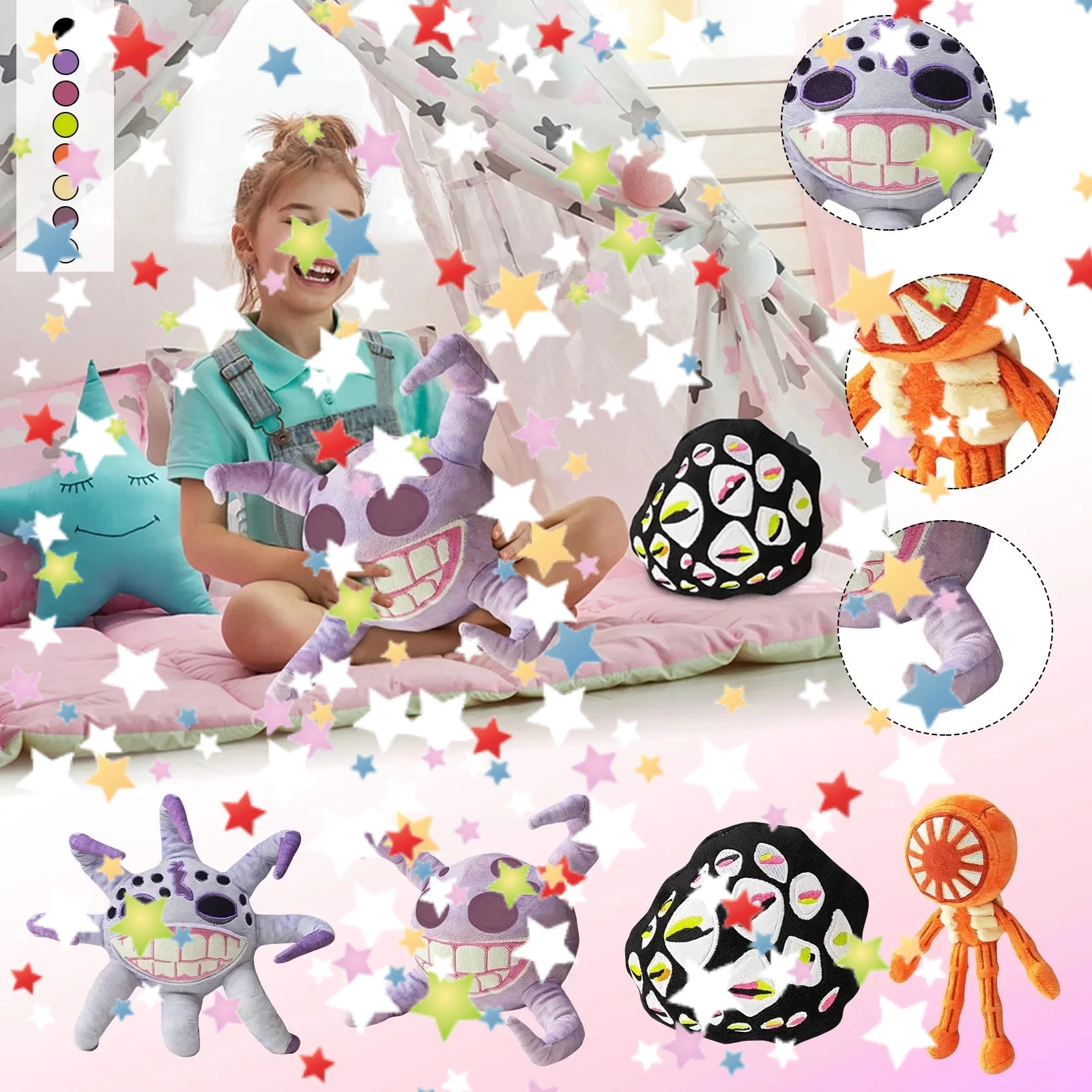 

new 2025 DOORS FLOOR 2 Cute Plush Doll Toy Gift Cartoon Style Children's Rag Doll Doll