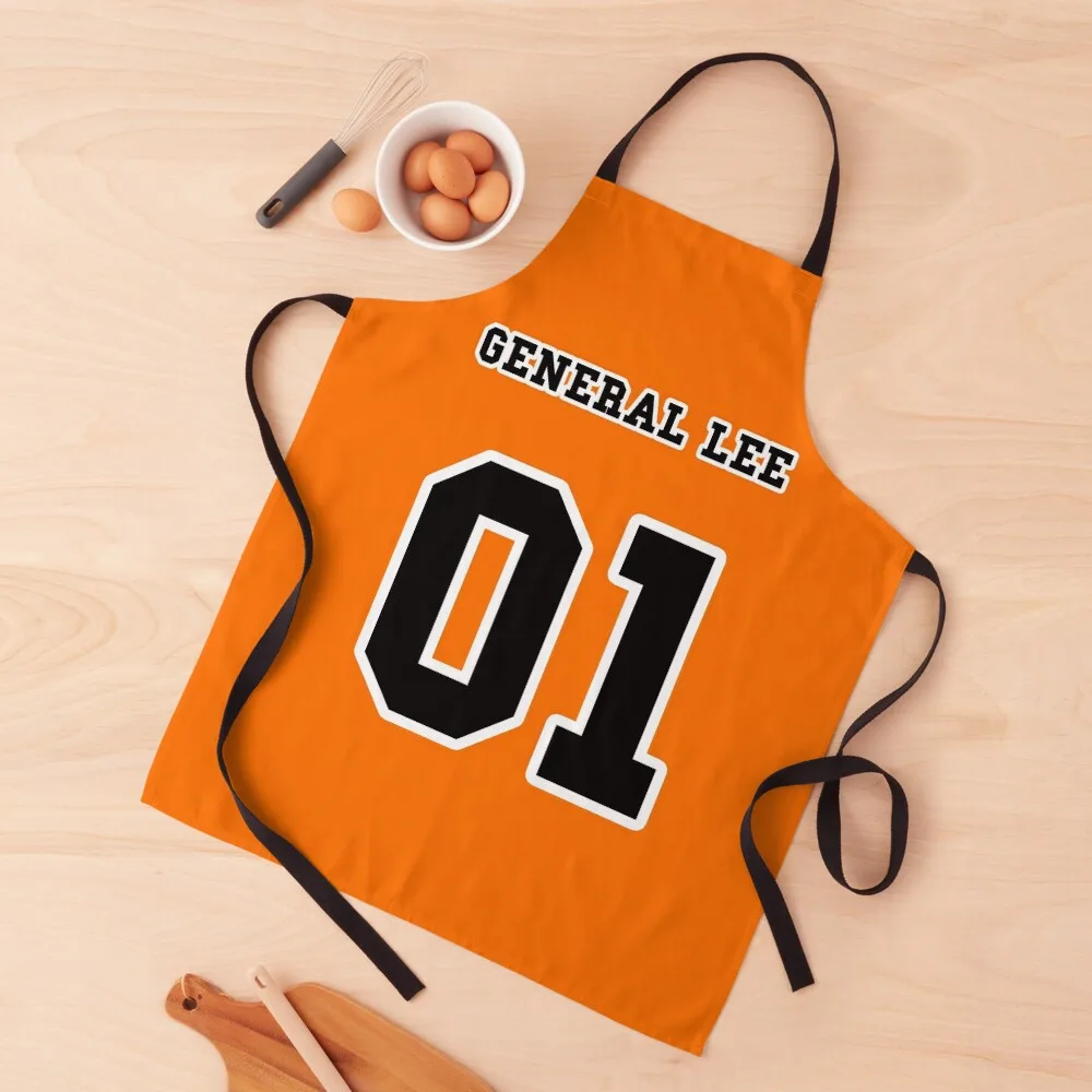 

General Lee 01 Apron Things For The Home New year's restaurant accessories Kitchen For Man Apron