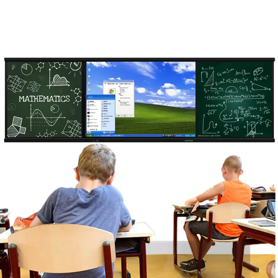 Tela LCD 4K para sala de aula de ensino 75 86 polegadas Touch Screen Interativo Smart Board Nano Blackboard