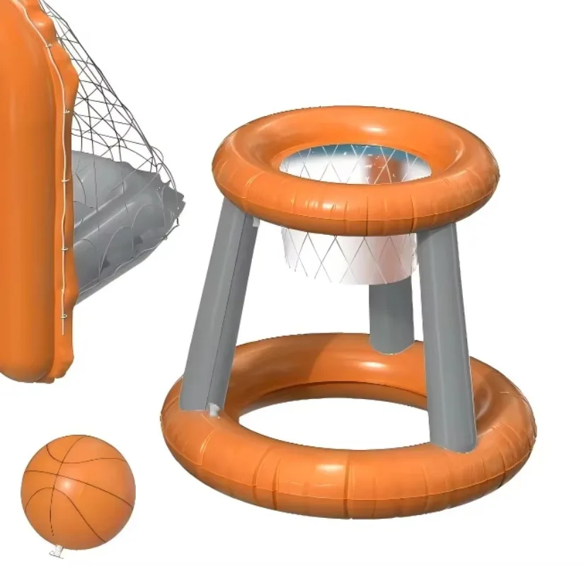 Custom factory  inflatable volleyball rack set, water game entertainment toy, suitable for throwing