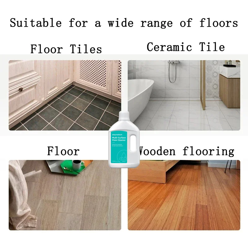 Original Cleaning Solution For Dreame X40 Ultra/X50 Ultra/L40 Ultra/L10sPro Ultra Heat/X30 Ultra/1000ml Bottle For Deep Cleaning