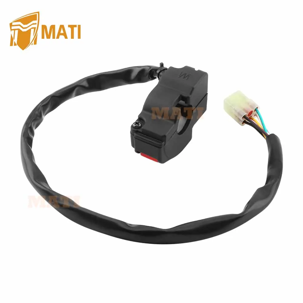 M MATI Right Side Start Stop Kill Switch Button for Honda CRF110F CRF125F CRF125FB Big Wheel 2019-2024 35130-K28-A61