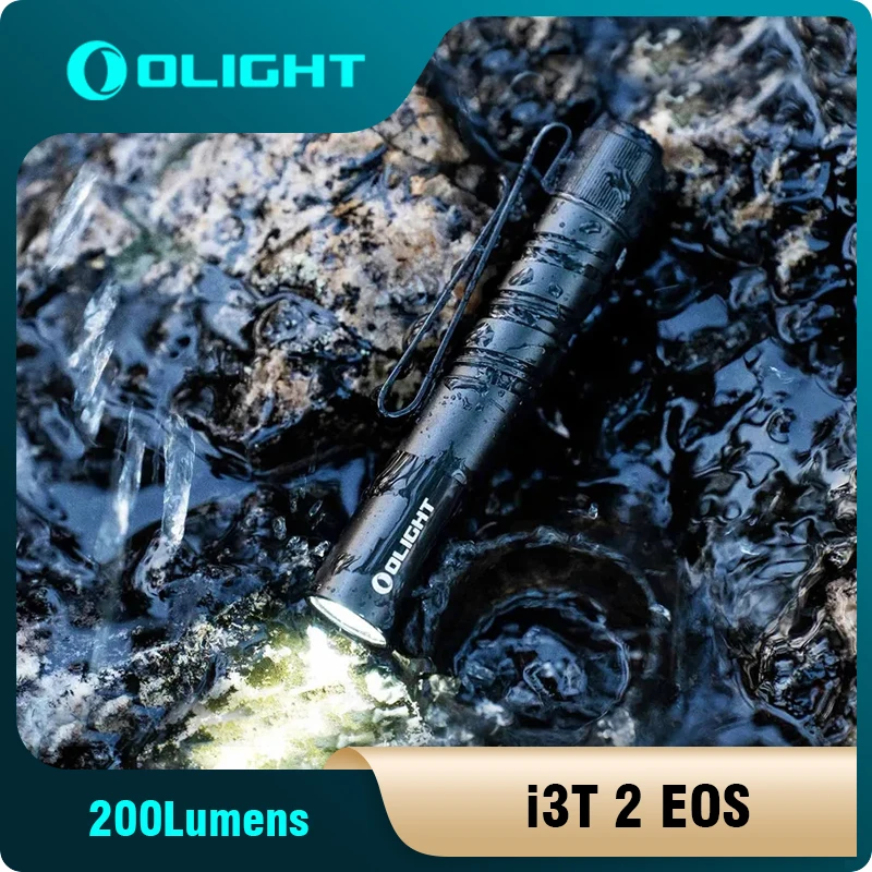 Olight i3T 2 EOS led flashlight 200 lumens Small EDC Flashlight pocket carry