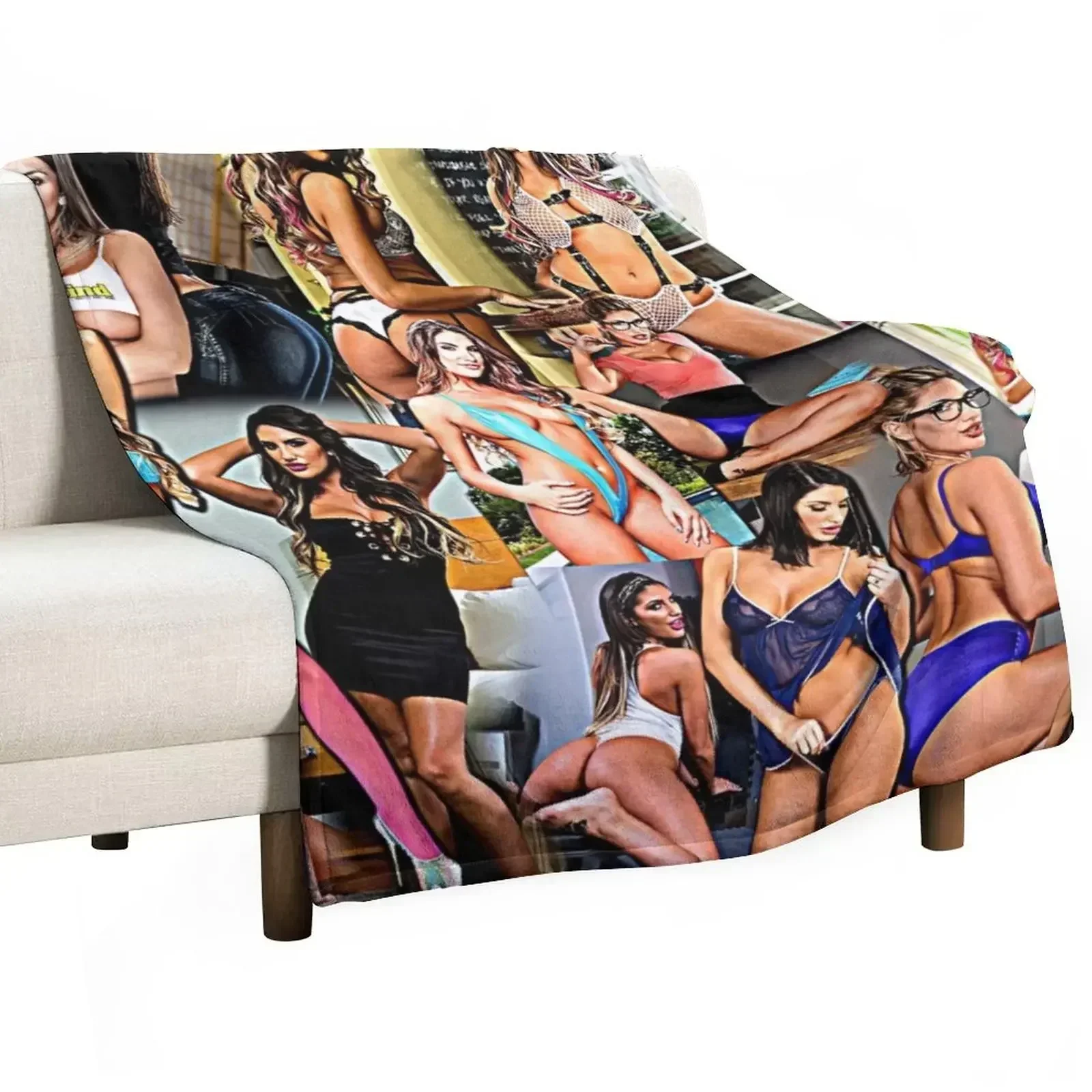 hot august ames Throw Blanket Large decorative Blankets