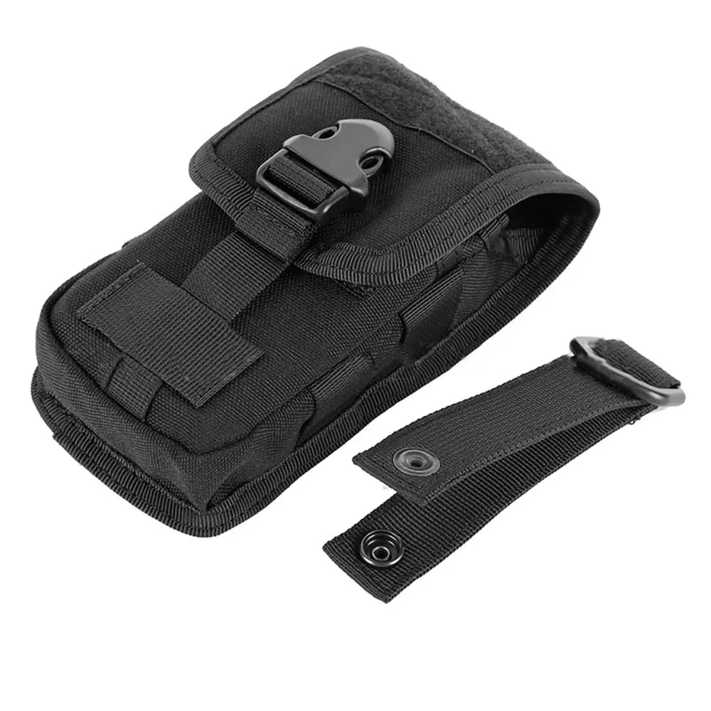 Tactical Double-layer Phone Pouch Hunting Camouflage Molle Bags Outdoor Hunting Molle Fanny Bag Waist Bag Outdoor Sport Bag