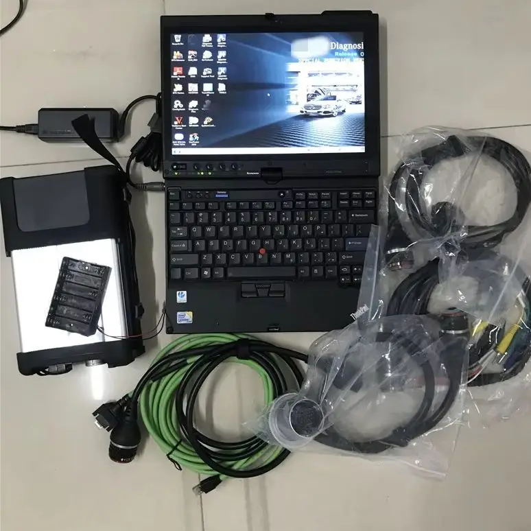 V03.2026 MB SD C5 Connect Compact 5 with computer i5cpu x220t Laptop Plus SSD Software Installed for mb star CARS diagnosis