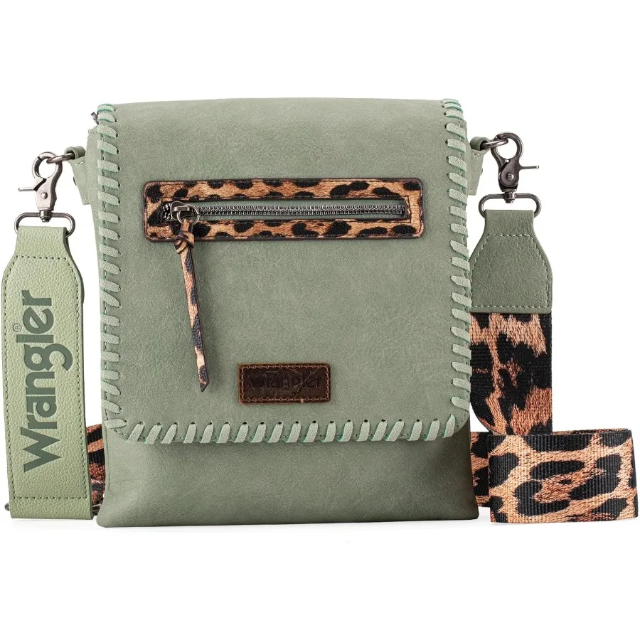 

Wrangler Crossbody Bags for Women Vintage Hand Woven Shoulder Purse