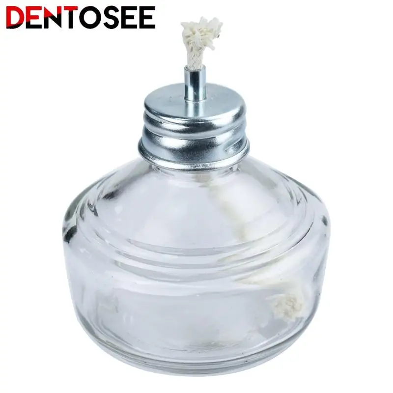 Empty Glass Alcohol Burner Lamp Thickening Bottle Dental Lab Materials Laboratory Heating Glassware