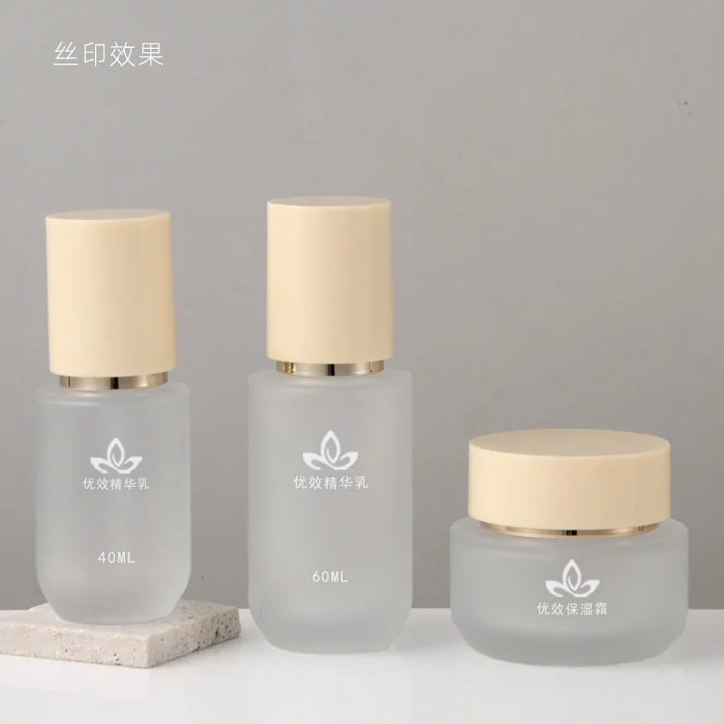 

25pcs/package Empty Frosted Glass Cosmetic Bottle 100ml Spray Bottle Shipping to Spain