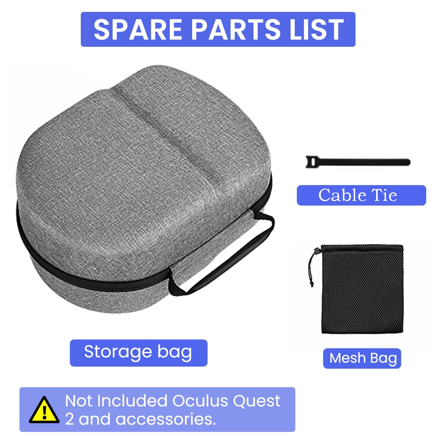 Storage Bag For Quest 3/2 VR Glasses, Tote Bag, Meta Quest3/2 Headset Protective Box Fitting Quest 2/Meta Quest 3 Storage Case - Image 4