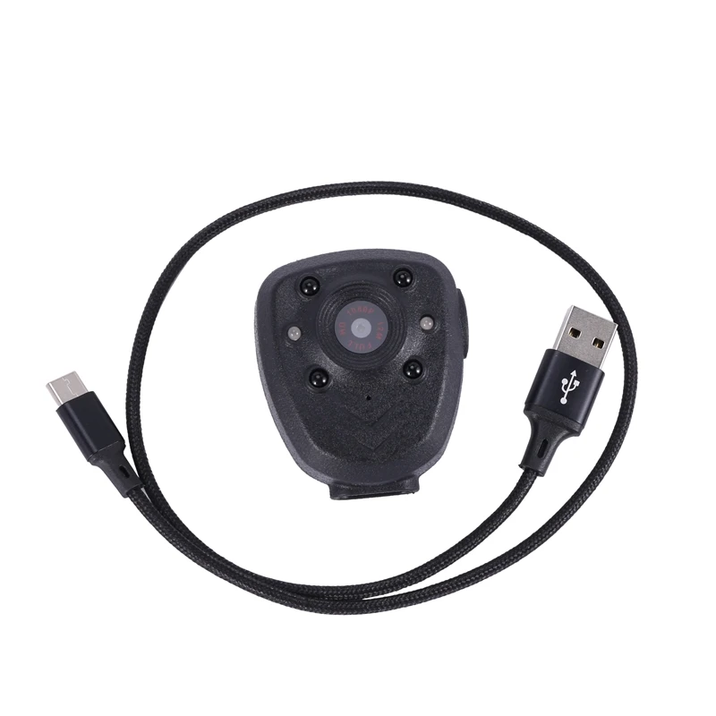 HD 1080P Police Body Lapel Worn Video Camera DVR IR Night Visible LED Light Cam 4-hour Record Digital Mini DV Recorder Voice 16G