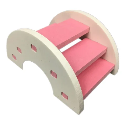 High quality Hamster Ladder Rainbow Bridge Pet Toys Wooden Bridge Small Animals Cage Accessories Pet Product