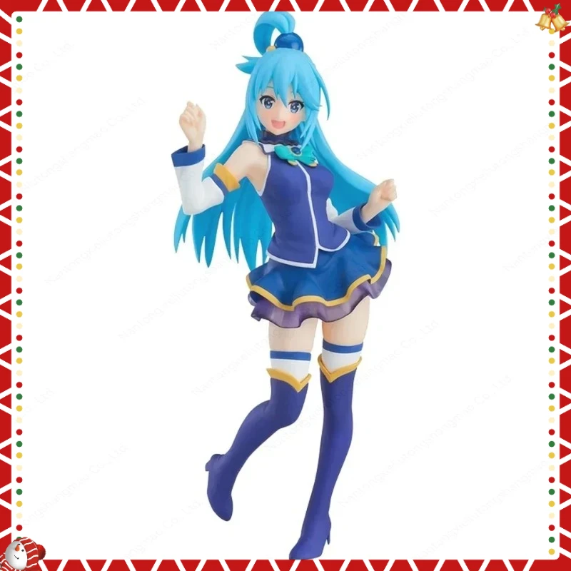 

In stock Original Genuine KonoSuba God's Blessing On This Wonderful World Aqua Action Figure Toys Pvc Model Dolls