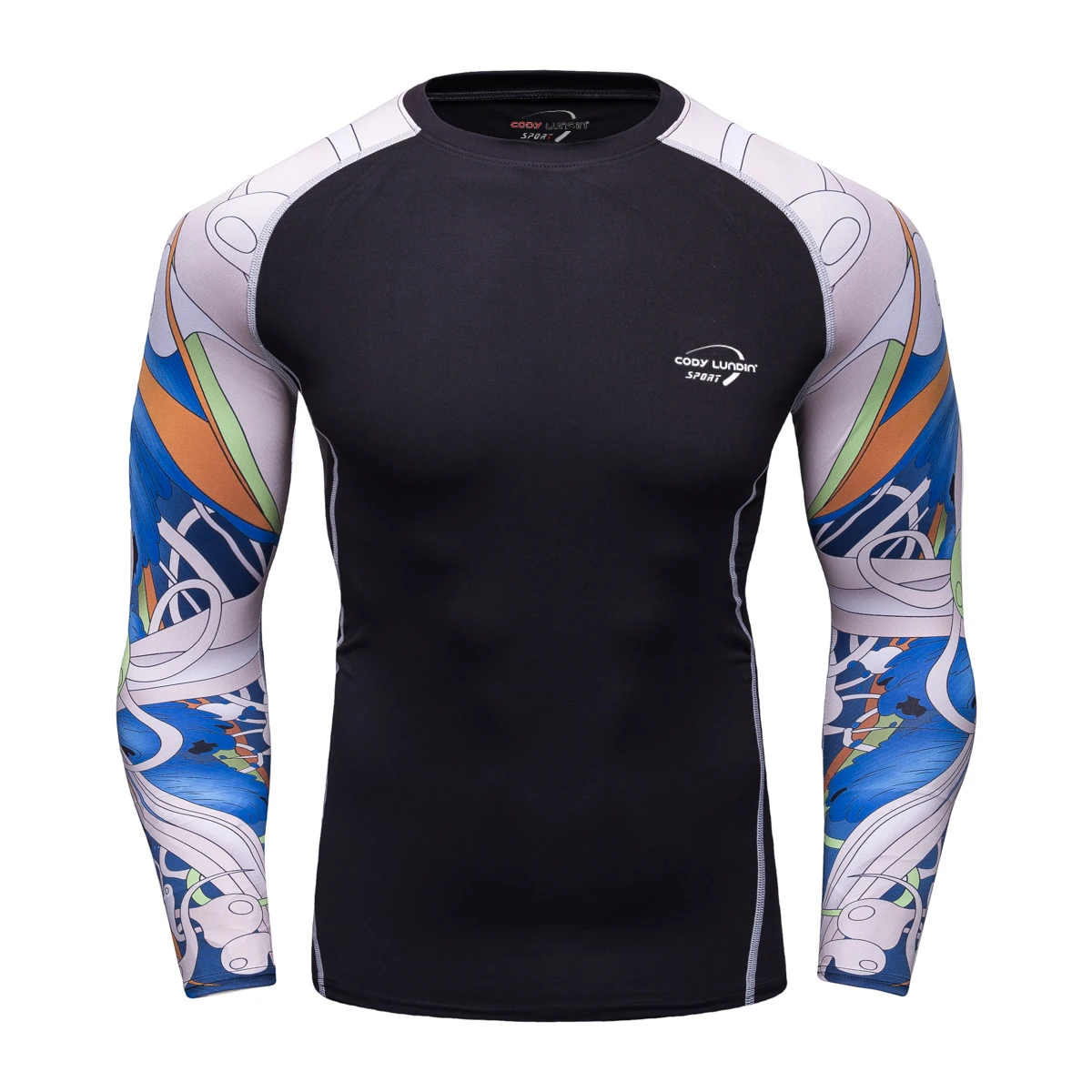 Customized logo/Color Snorkeling SUP T-shirts Men Anti-UV Long Sleeve Rashguard Outdoor Training Compression T-shirts Swim Tees