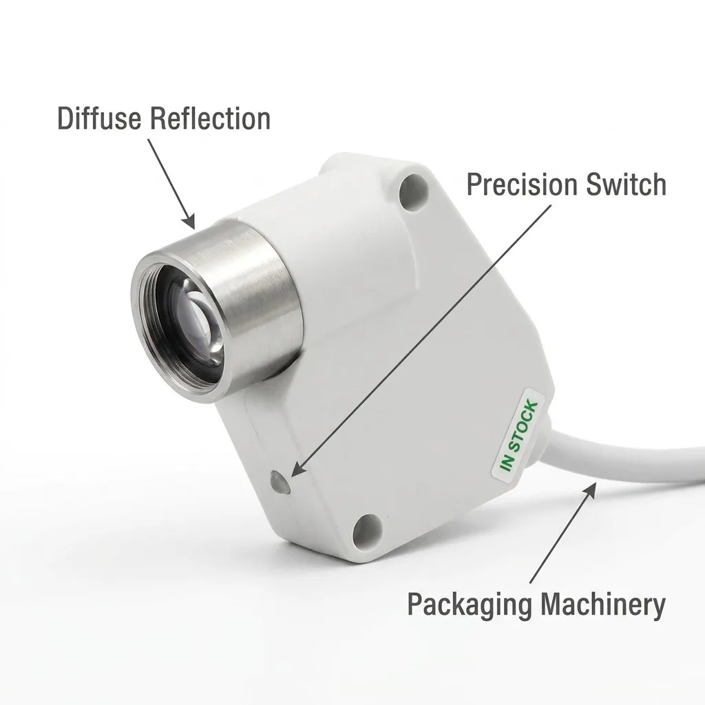 O300Y.GR-11175117 Photoelectric Sensor Precision Diffuse Reflection Optical Switch for Packaging Machinery