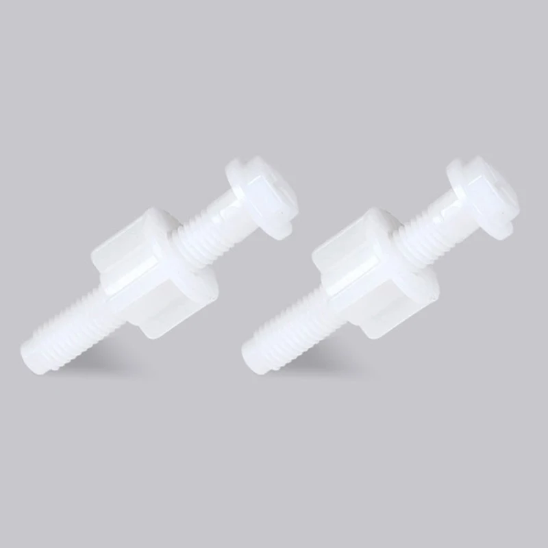 

Hot Sale 2pcs Toilet Seat Hinge Bolts Screw Fixing Fitting Kit Bathroom Toilet Seat Repair Screws Accessories Tools