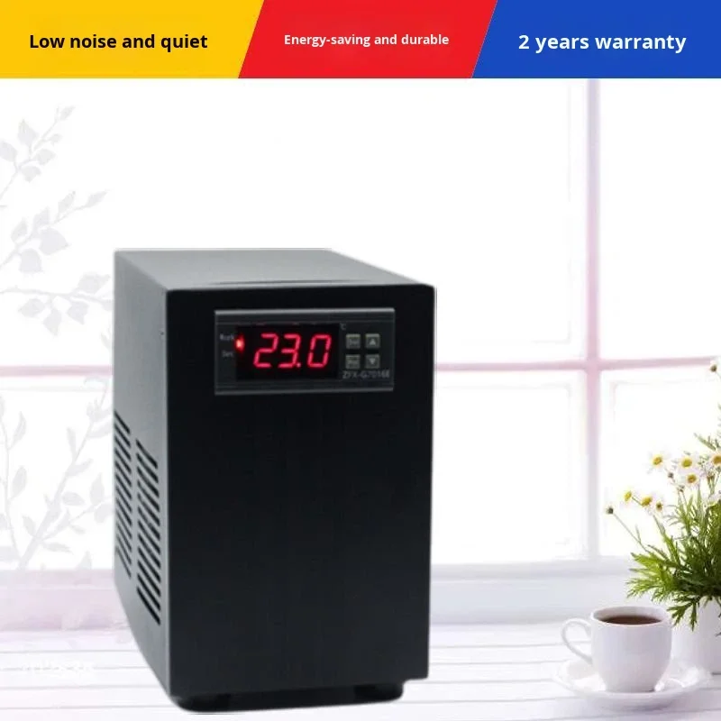 Pule Fish Tank Chiller Marine Aquarium Heating & Cooling Temperature Control 72W Voltage-Free 19x11x17cm 2-Year Warranty