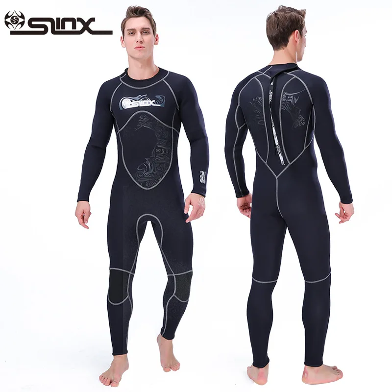 

Men 3mm Neoprene Wetsuit One-Piece Fullbody Warm Swimming Diving Wetsuit Surfing Snorkel Kayak Kitesurf Suit Scuba Swimsuit