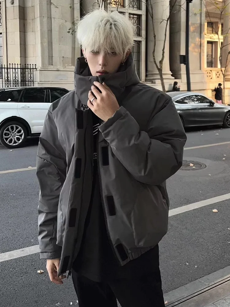 

Detachable Hooded down Cotton Jaet Men Women Casual Thiened Waterproof Windproof Warm Structure Outerwear for Winter