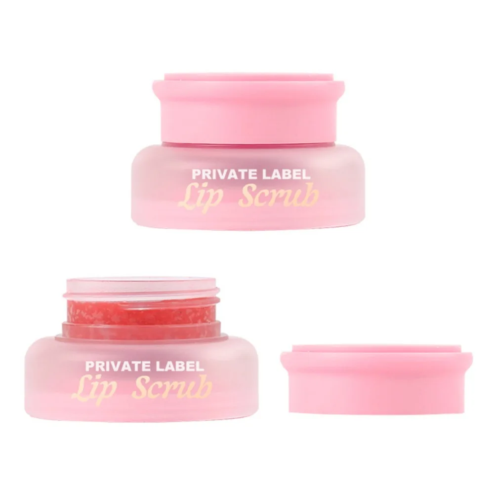 딸기 립 스크럽 부드럽게 각질 제거 보습 비건 메이크업 도매 개인 상표 맞춤 로고 보습 립밤