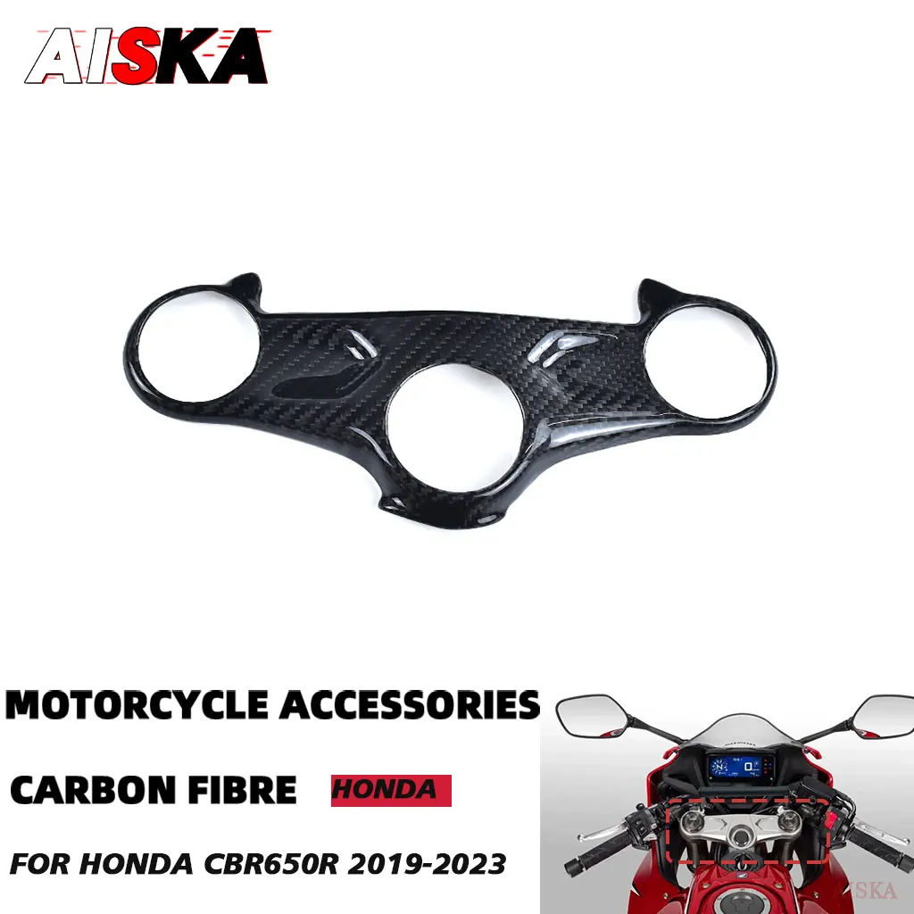 

For HONDA CBR650R CB650R 2019 2020 2021 2022 2023 Motorcycle Full Dry Carbon Fiber Front Holder Cowling Fairing kits Accessories